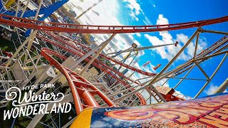 OlympiaMunich Looping  Mounted 4K OnRide POV  Hyde Park Winter Wonderland 2021 [upl. by Vanny]