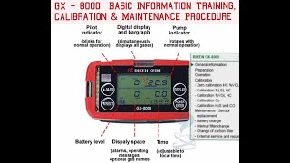 GX8000 Portable Gas Detector  General Information Operation Calibration amp Maintenance Procedure [upl. by Tarrah874]