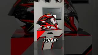 KYT NZRace Helm Carbon Stride Glossy Red and White kyt nzrace helmet kyteurope helm [upl. by Ayama]