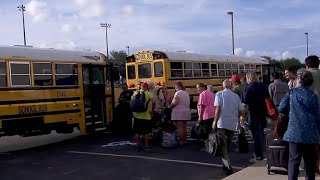 Evacuations underway as Hurricane Harvey barrels towards Texas [upl. by Alsi]