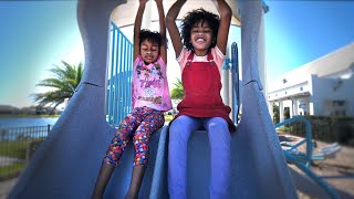 Naiah and Elli Sibling Rivalry at the Playground [upl. by Ark]