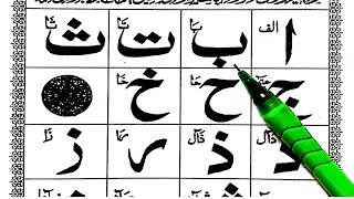 How to read noorani qaida takhti number 1  takhti number 1 Mufraadat  Alif Baa Taa [upl. by Ducan939]