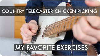 Chicken Pickin Telecaster Workout TABS amp BACKING TRACKS  Pauli Halme [upl. by Airelav820]