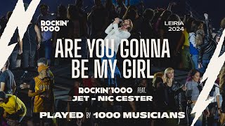 Are You Gonna Be My Girl  JET played by 1000 Musicians feat Nic Cester  Rockin1000 [upl. by Aigil]