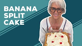 Love amp Best Dishes Banana Split Cake Recipe  Summer Desserts [upl. by Anada157]