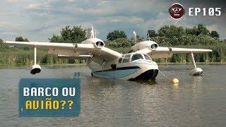 Vai Pousar na Água ou na Terra O Piloto Escolhe  Avião Anfíbio [upl. by Cryan]