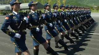 Women Formation Pride of Chinas Military Parades [upl. by Whipple]