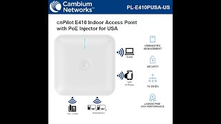 Cambium e410 Access Point Configuration [upl. by Eatnoed]