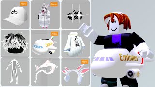 16 FREE WHITE ITEMS ROBLOX 😱😳 2024 [upl. by Budde]