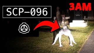 DONT GO TO A HAUNTED CEMETERY AT 3AM OR SCP 096 WILL APPEAR  THE RAKE CAUGHT ON CAMERA AT 3 AM [upl. by Victoir]