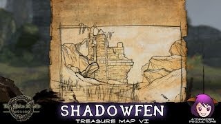 Elder Scrolls Online  Shadowfen Treasure Map VI [upl. by Nosidda313]