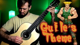 GUILES THEME on CLASSICAL GUITAR [upl. by Leiru]