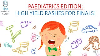 PAEDIATRICS EDITION HIGH YIELD RASHES FOR FINALS [upl. by Seuqcaj]