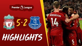 Liverpool 52 Everton  Fivestar Reds win Merseyside derby  Highlights [upl. by Holms168]