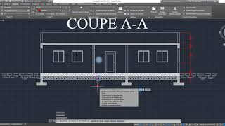 10 Cotation  Coupe sur AutoCAD [upl. by Dayle]