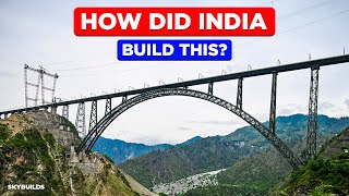 INDIA Builds The World’s Highest Rail Bridge [upl. by Annetta]