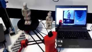 Test 3D Scanner Ciclop [upl. by Attelrahs]