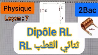 dipôle RL  2Bac الثانية بكالوريا [upl. by Trescha]