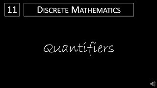 Discrete Math  142 Quantifiers [upl. by Nosnek]