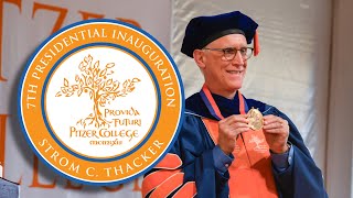 Strom C Thacker Inaugurated as Pitzer College’s Seventh President [upl. by Balcke]