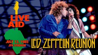 Led Zeppelin  Live Aid JFK Stadium 1985 Reunion [upl. by Nylsirhc]