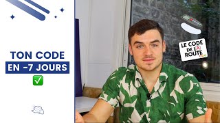 Comment RÉUSSIR le CODE DE LA ROUTE en 7 JOURS 🚀 [upl. by Eloci]