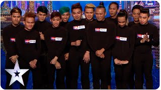 El Gamma Penumbra Earn Golden Buzzer From Anggun  Asia’s Got Talent Episode 4 [upl. by Eseer857]