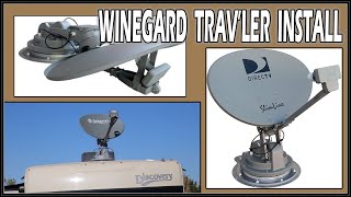 Winegard SKSWM3 Travler Slimline Antenna Install on Fleetwood Class A [upl. by Ahsiuqat]