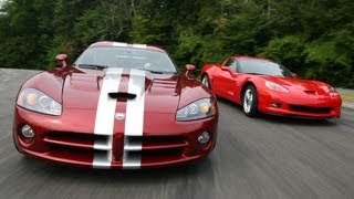 Chevrolet Corvette Z06 vs Dodge Viper  Comparison Test  CAR and DRIVER [upl. by Kirsti579]