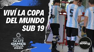 HOCKEY SOBRE PATINES  MUNDIAL SUB 19 EN VIVO  NOVARA 2024 ARGENTINA VS SUIZA [upl. by Sidonnie]