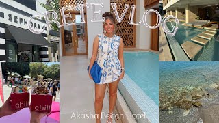 CRETE VLOG PART 1  Akasha Beach Hotel  Heraklion City Centre  Exploring  NC [upl. by Iur]