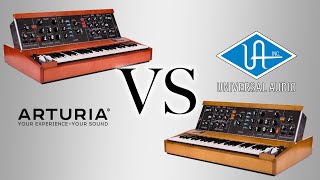 Best Analog Synth Plugin UAD LUNA Moog vs Arturia Mini [upl. by Innavoij]