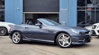 2013 Mercedes SLK250 R172 Tenorite Roadster Car of the Week [upl. by Gurl]