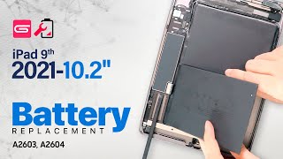 iPad 9 102 2021 Battery Replacement [upl. by Eizzo]