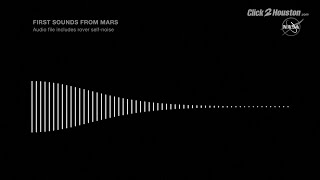 NASAs first sounds from Mars [upl. by Ortiz]