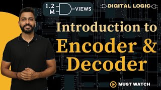 Introduction to Encoder and Decoder  Digital Electronics [upl. by Sirod308]