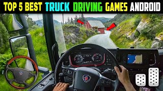 Top 5 Truck Simulator Games For Android amp iOS in 2024 Top Truck Driving Games For Android iOS [upl. by Aala119]