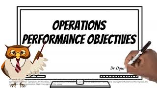 Operations Performance Objectives [upl. by Mohsen]