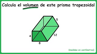 Volumen de un Prisma Trapezoidal [upl. by Eniloj]