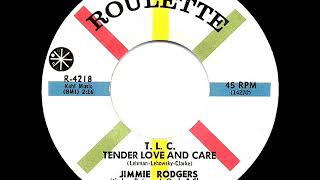 1960 HITS ARCHIVE TLC Tender Love And Care  Jimmie Rodgers [upl. by Brawley]