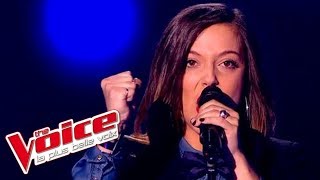 Stromae – Papaoutai  Camille Lellouche  The Voice France 2015  Blind Audition [upl. by Amuh]