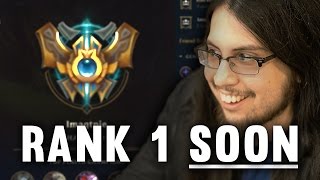 Imaqtpie  RANK 1 IN LEAGUE OF LEGENDS SOON [upl. by Zerimar84]