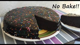 No Bake Chocolate Cake  How to make Chocolate cake  Best Cake [upl. by Assirrak]