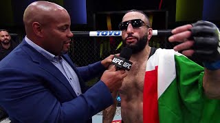 Belal Muhammad Octagon Interview  UFC Vegas 51 [upl. by Bartley]