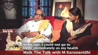 Walk the Talk M Karunanidhi [upl. by Ibmab912]