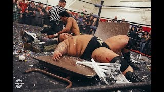 Ace Romero vs AR Fox  FANS BRING THE WEAPONS  Limitless Wrestling MLW CZW GCW [upl. by Haugen]