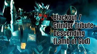 Transformers BlackoutGrindor Tribute  Descending Lamb Of God [upl. by Riffle]