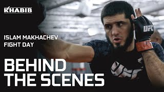 Islam Makhachev’s UFC Fight Day BEHIND THE SCENES [upl. by Ailuy]