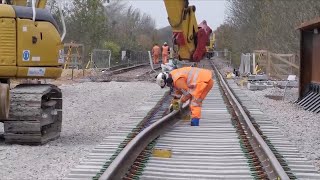 Fastest most perfect railway and bridge installation great workers [upl. by Craw421]