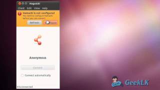 How to install Hamachi² on Linux with Haguichi HD  GeekLK [upl. by Adlihtam]